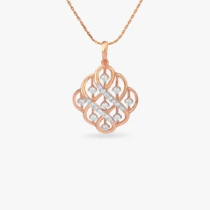 Regal Lattice Diamond Pendant